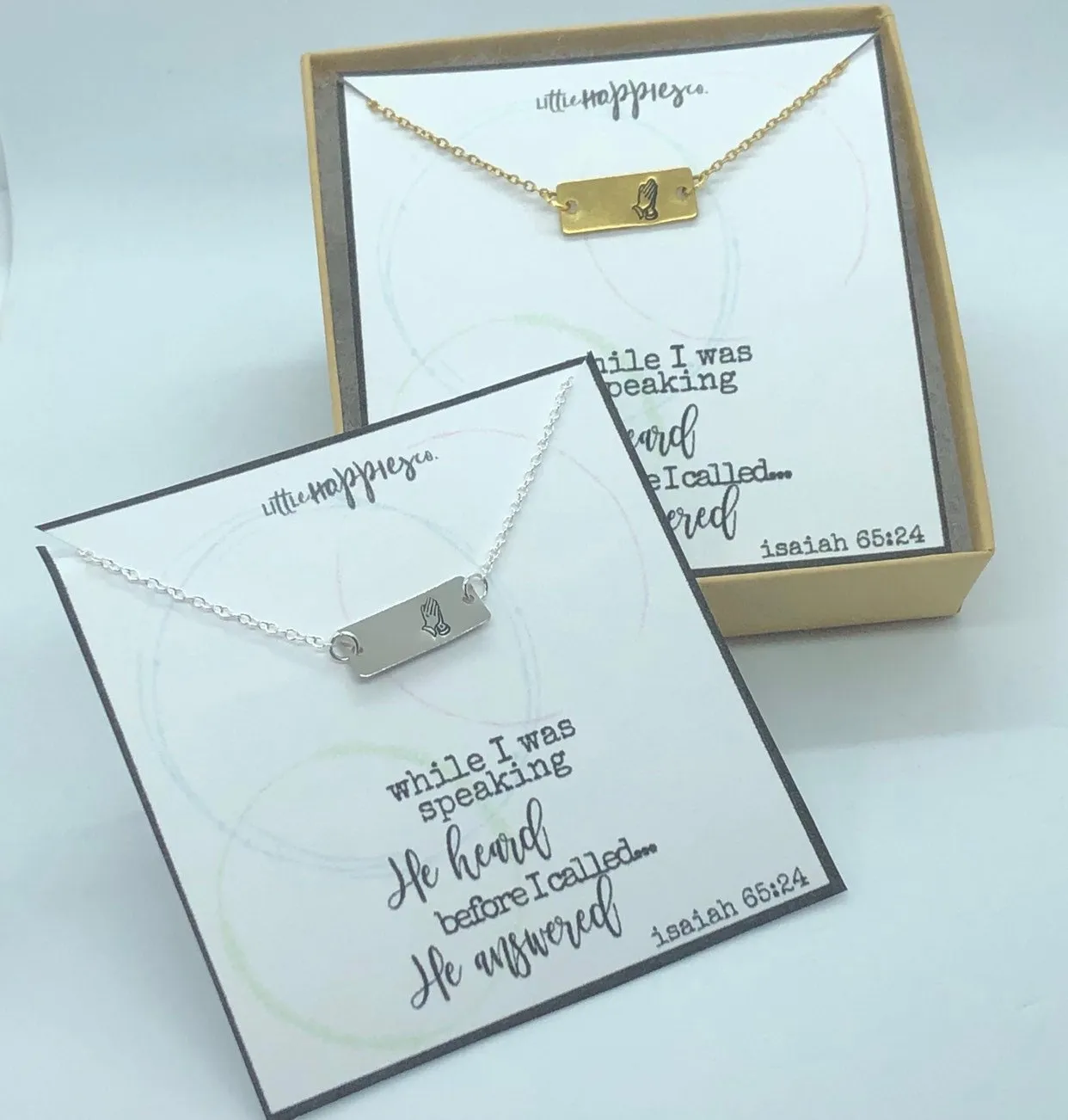 Prayer Necklace, encouragement necklace, praying for you,  christian jewelry, sympathy gift, grief gift, miscarriage gift, infertility
