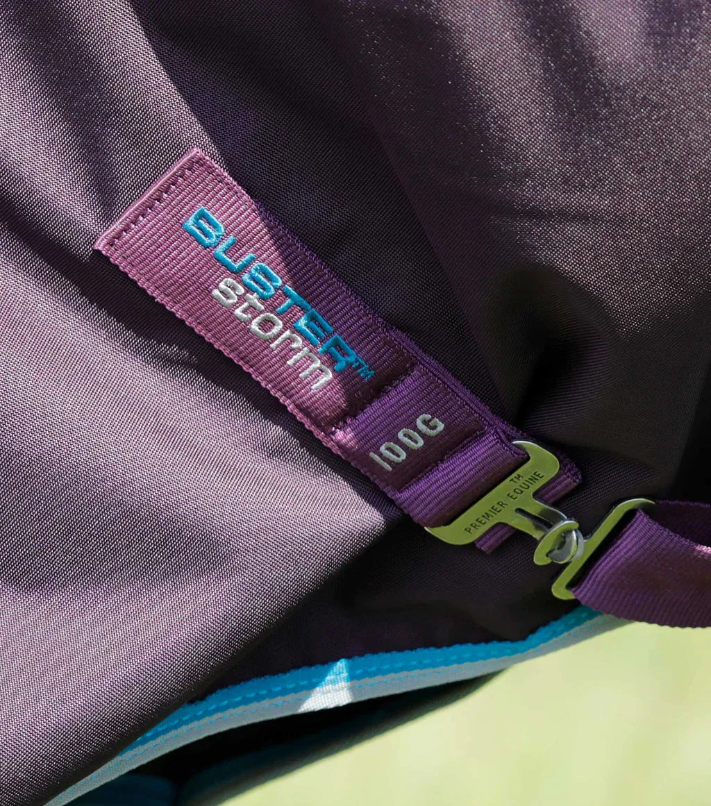 Premier Equine Buster Storm 100g Combo Turnout Rug with Snug-Fit Neck