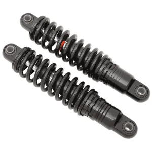 Premium Ride-Height Adjustable Shocks -  1991-2017 Dyna 12" Black