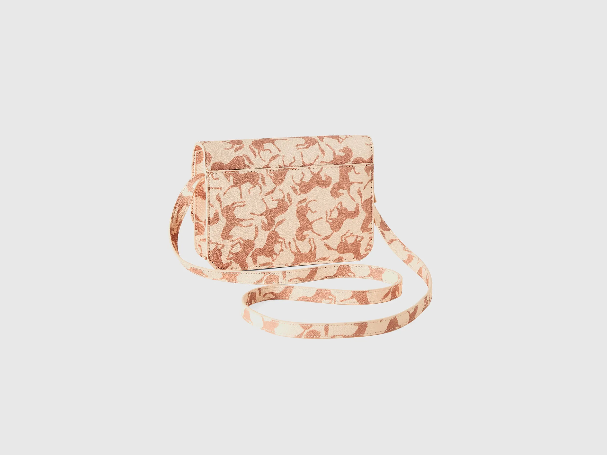Printed Magnetic Closure Sling Bag