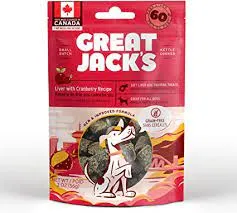 PSD941-90236 Dog Treat Great Jack's Liver w/Cranberry