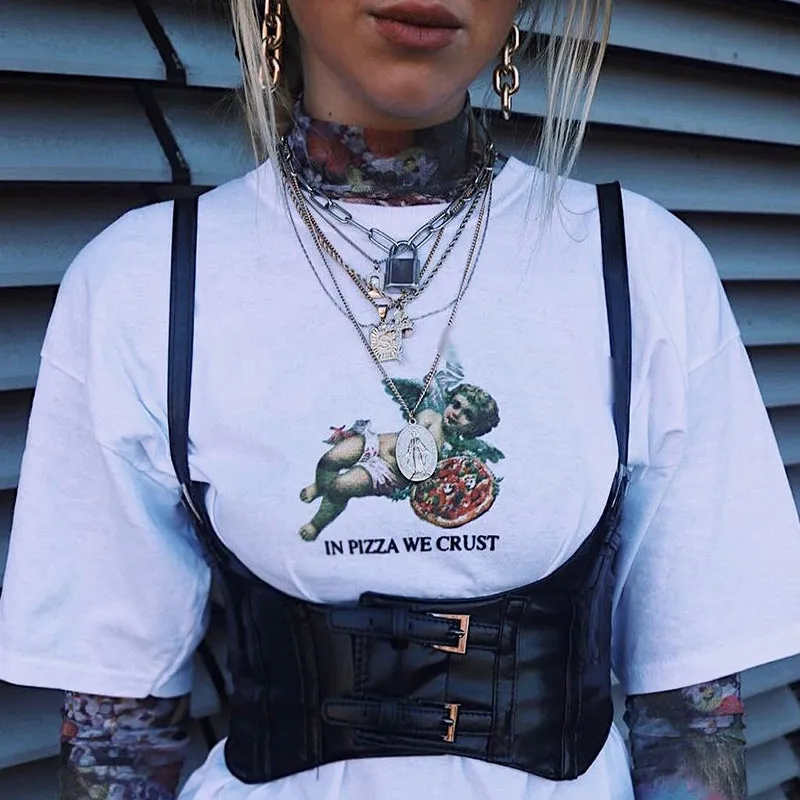Punk black vest KF90302