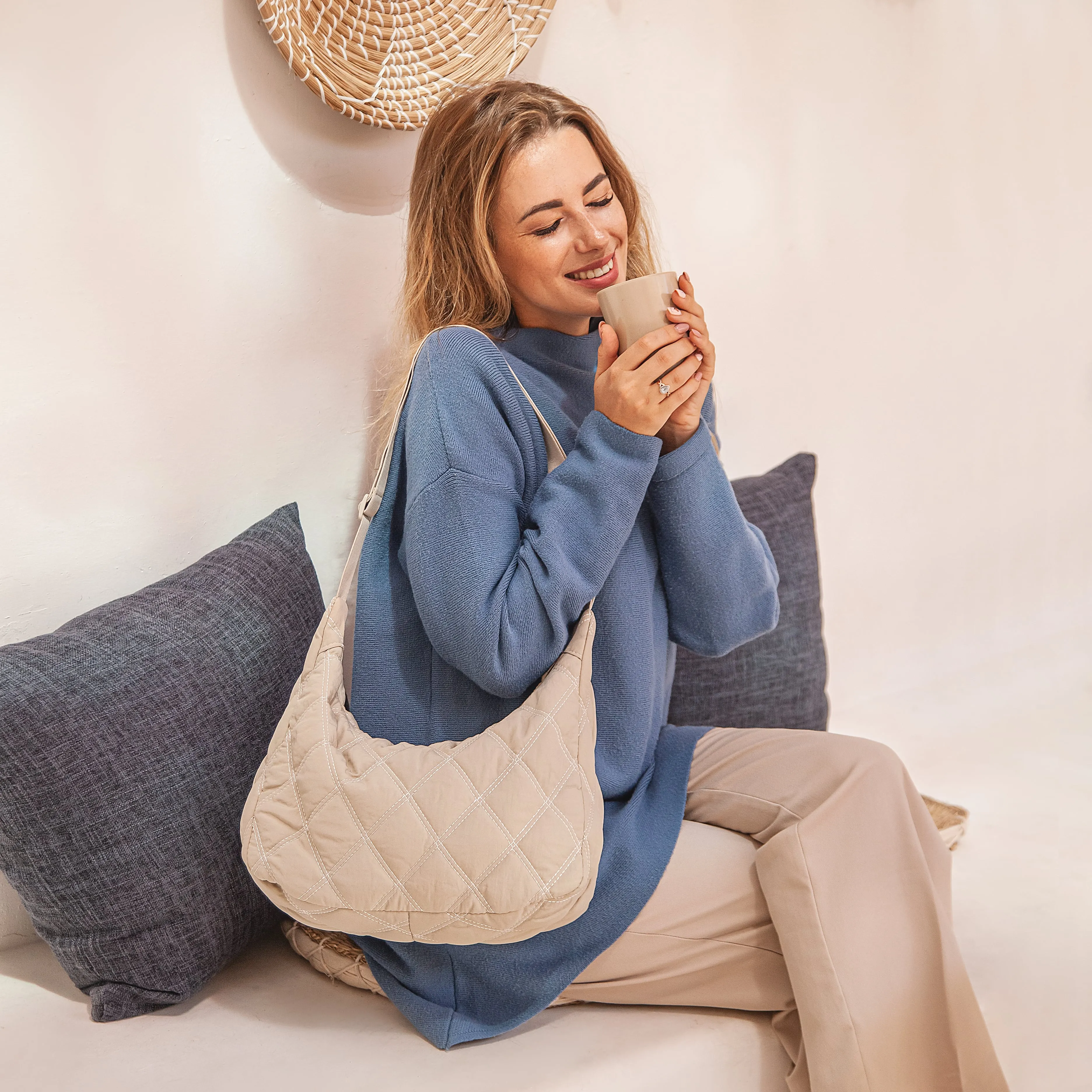 Quilted Puffer Bag