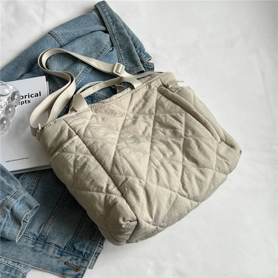 Quilted Puffer Tote