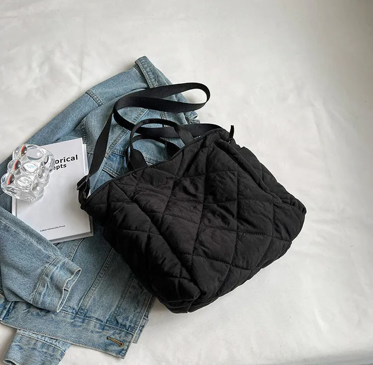 Quilted Puffer Tote