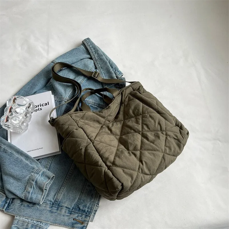 Quilted Puffer Tote