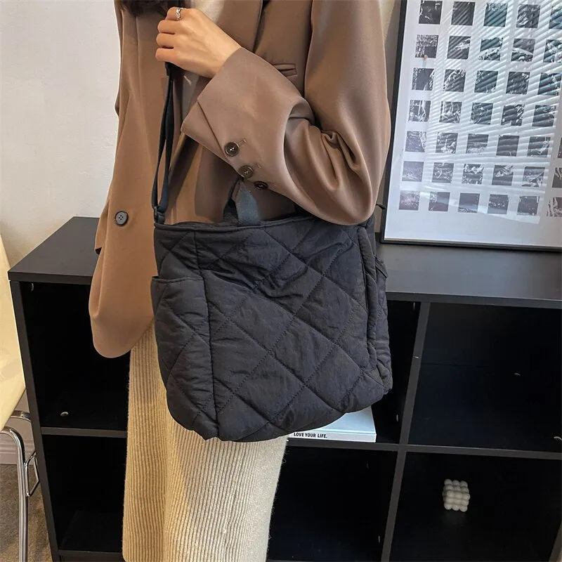 Quilted Puffer Tote