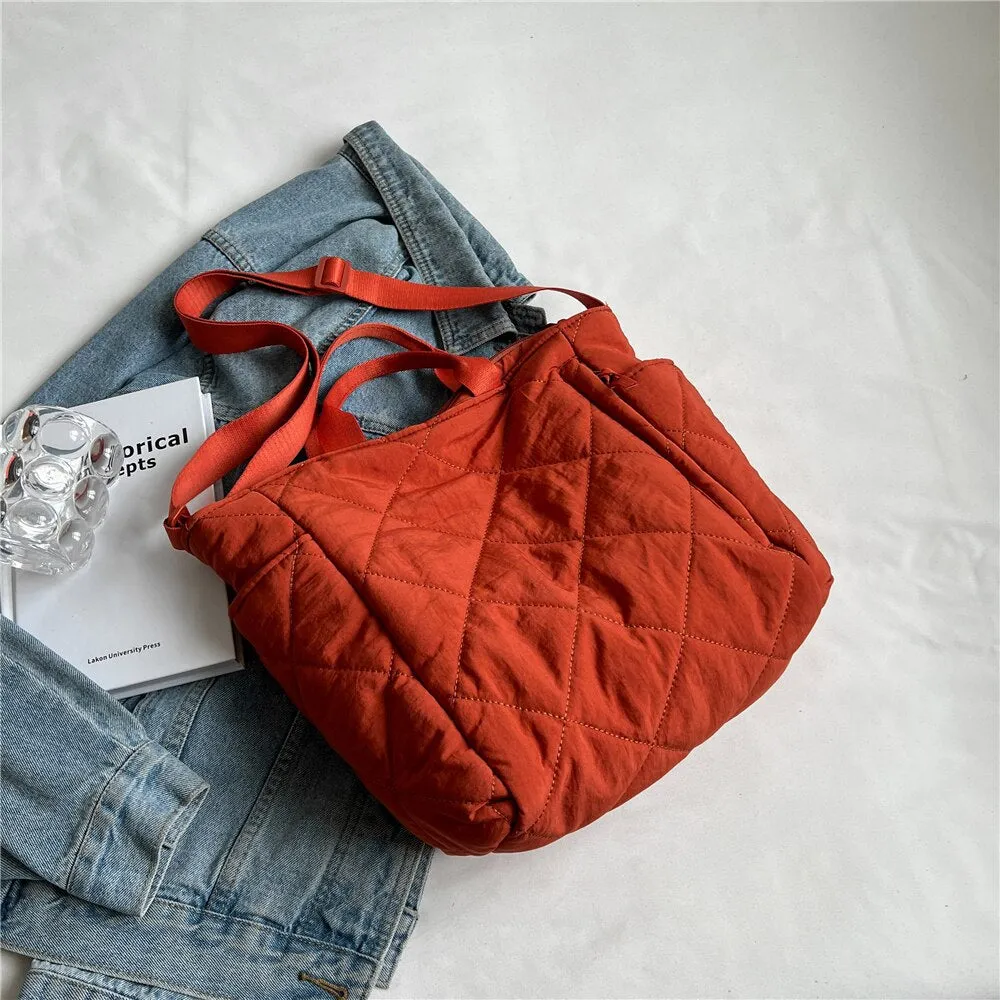 Quilted Puffer Tote