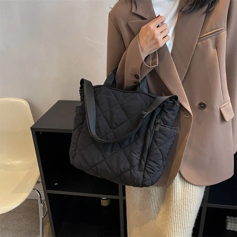 Quilted Puffer Tote