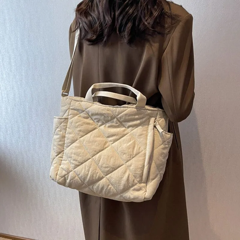 Quilted Puffer Tote