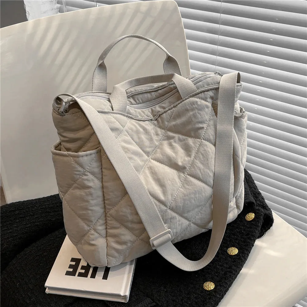 Quilted Puffer Tote