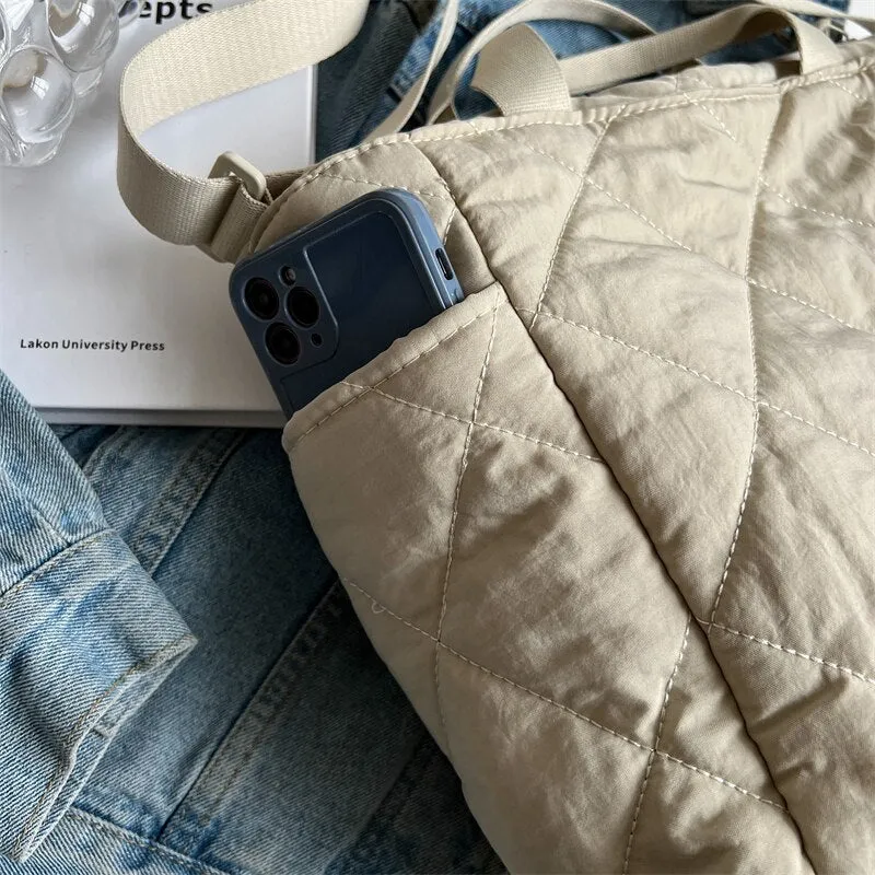 Quilted Puffer Tote
