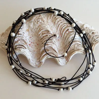 "All Wrapped Up" Freshwater Pearl Necklace