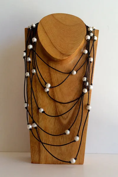 "All Wrapped Up" Freshwater Pearl Necklace