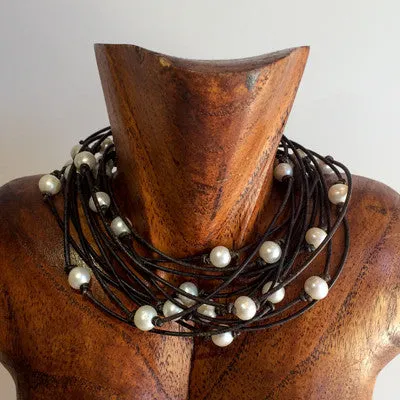 "All Wrapped Up" Freshwater Pearl Necklace