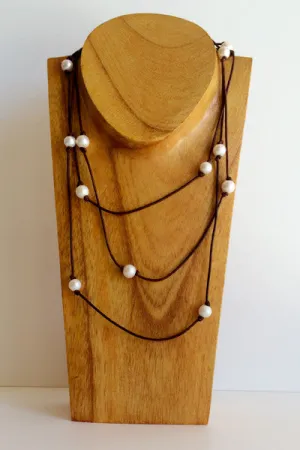 "All Wrapped Up" Freshwater Pearl Necklace