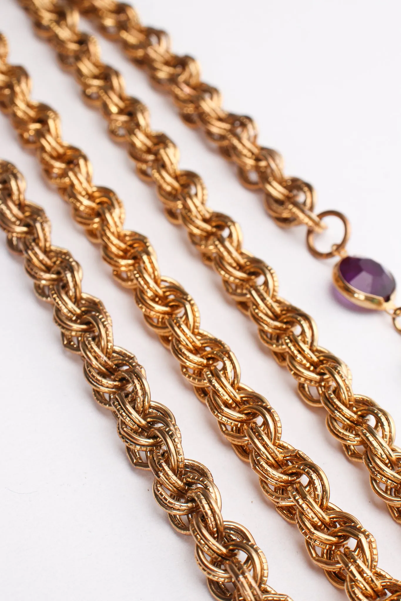 Rainbow Glass Chain Belt