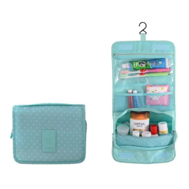 Realaiot Fashion Travel Bag Waterproof Portable Cosmetic Cases Man Toiletry Bags Women Cosmetic Organizer Pouch Hanging Wash Bags