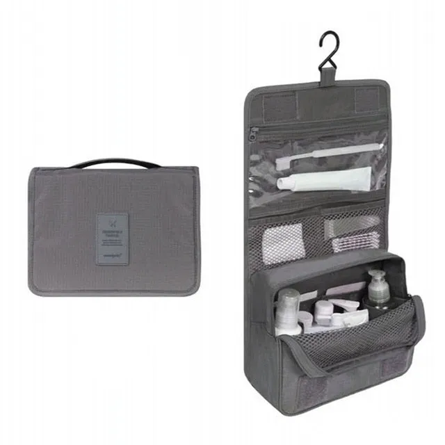 Realaiot Fashion Travel Bag Waterproof Portable Cosmetic Cases Man Toiletry Bags Women Cosmetic Organizer Pouch Hanging Wash Bags
