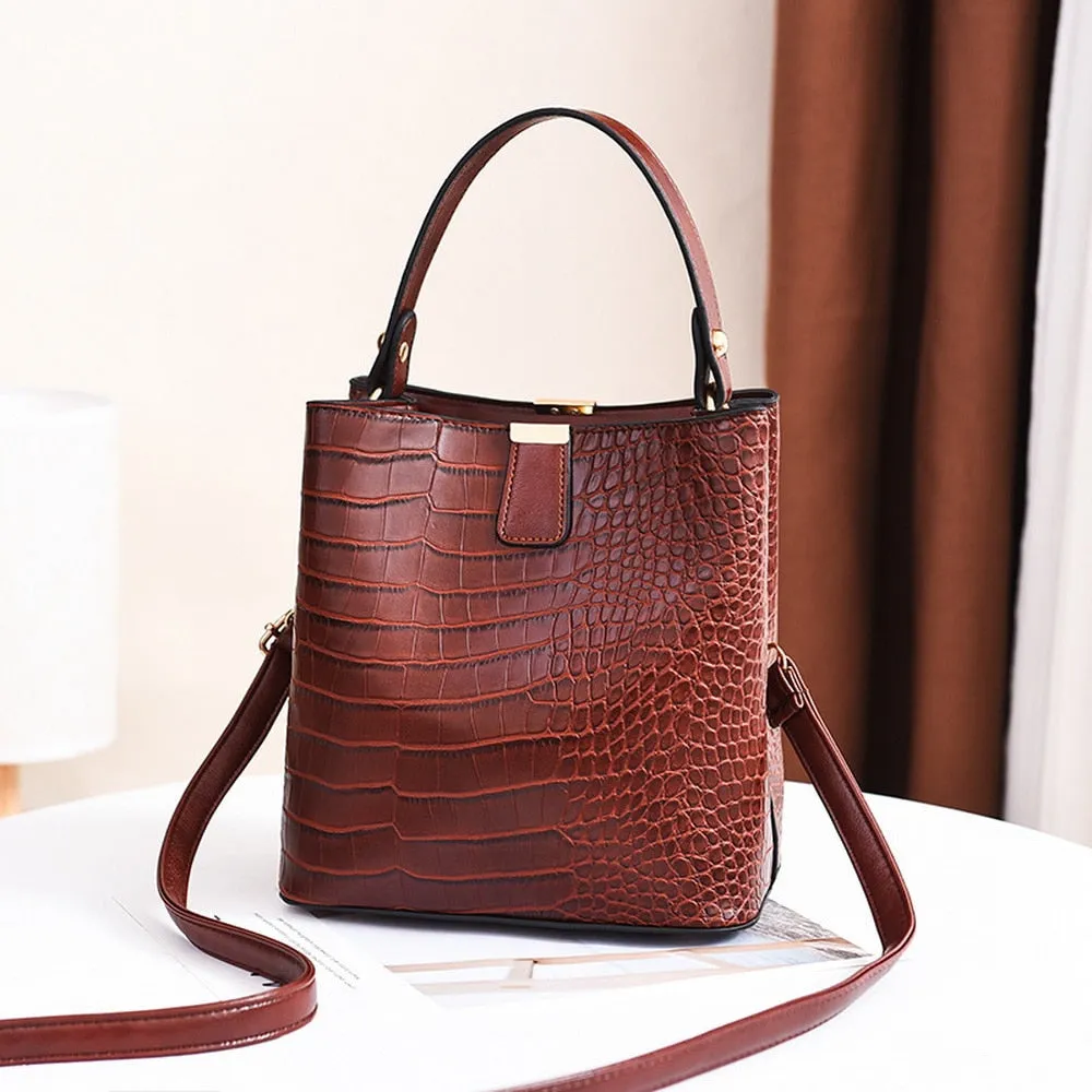Realaiot Hot Sell Totes Pu Leather Shoulder Shopping Bags For Women's Shopper Daily Handbag Female Casual Large Capacity Travel Tote Bags