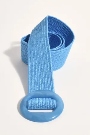 Resin Stretch Summer Belt - Light Blue