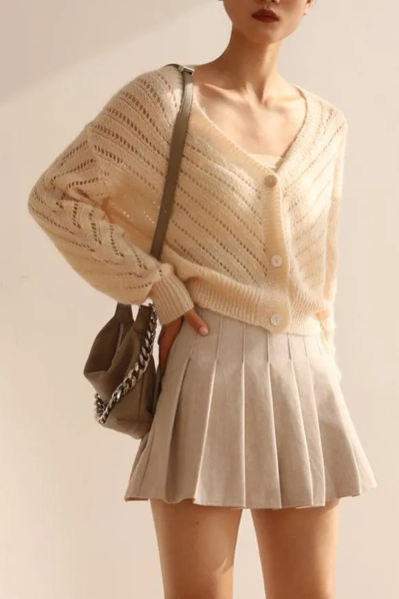 REY LEATHER SHOULDER BAG - BROWN
