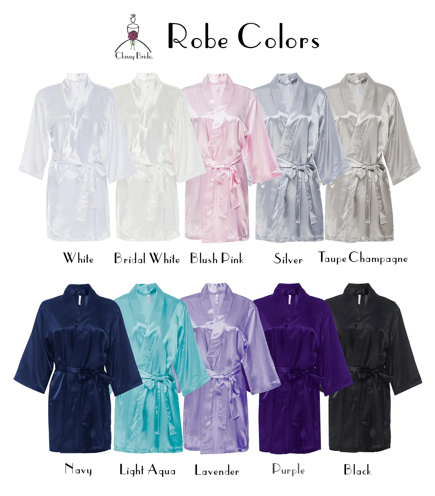 Rhinestone Bride Robe