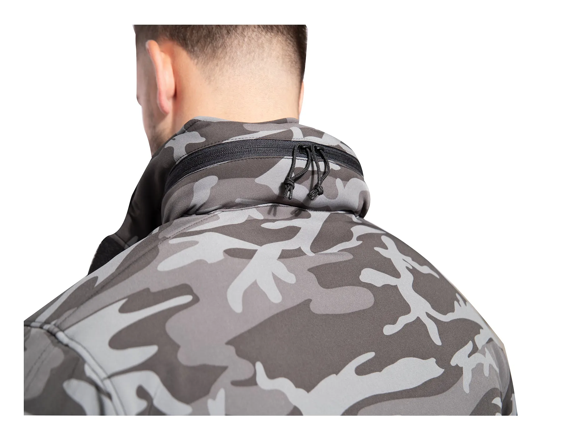 Rothco Special Ops Tactical Soft Shell Jacket - Black Camo