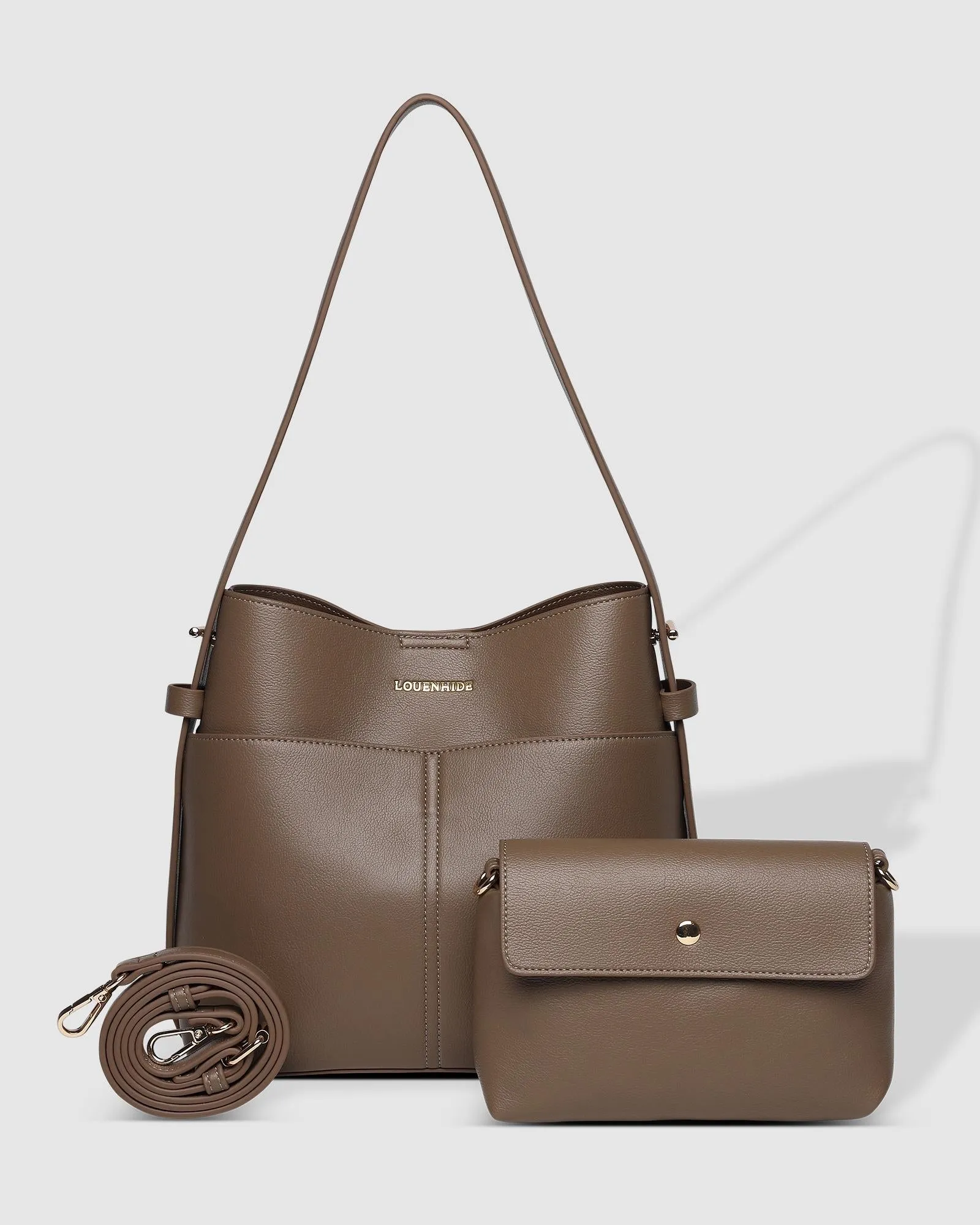 Samantha Bucket Bag -  Brown