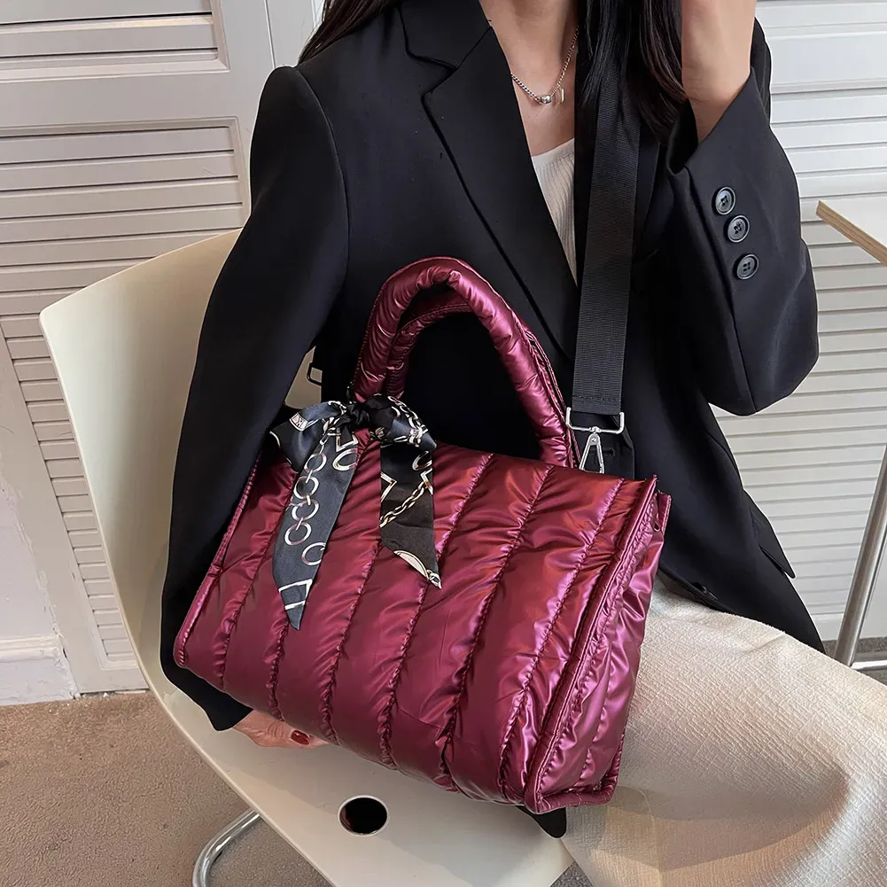 Satin Midi Tote