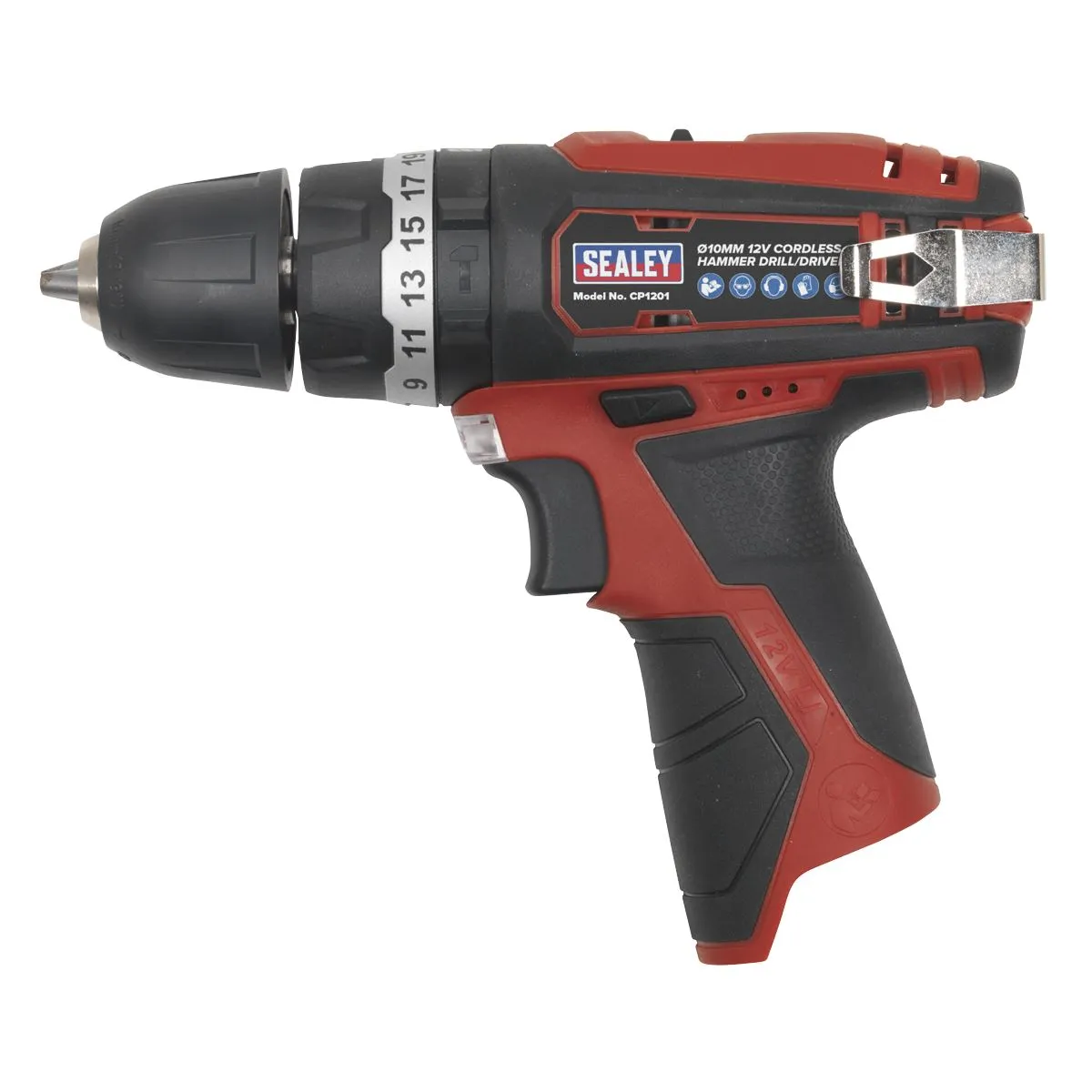 Sealey Cordless Combi Drill Ø10mm 12V SV12 Series - Body Only
