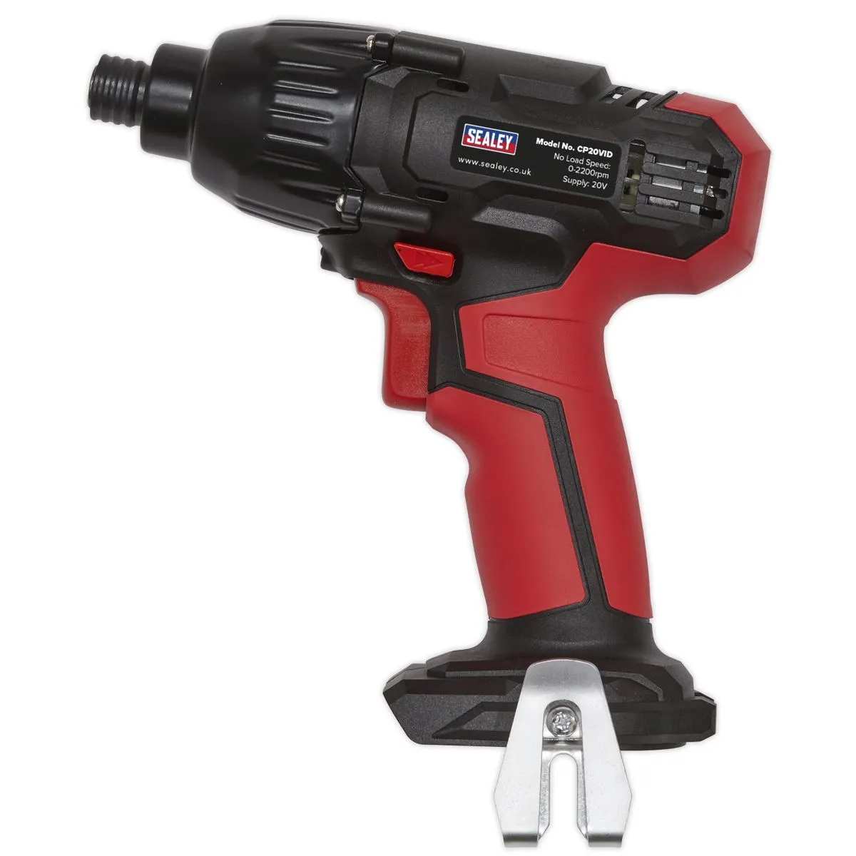Sealey Impact Driver 20V SV20 Series 1/4"Hex Drive - Body Only