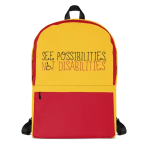 See Possibilities, Not Disabilities (Backpack)
