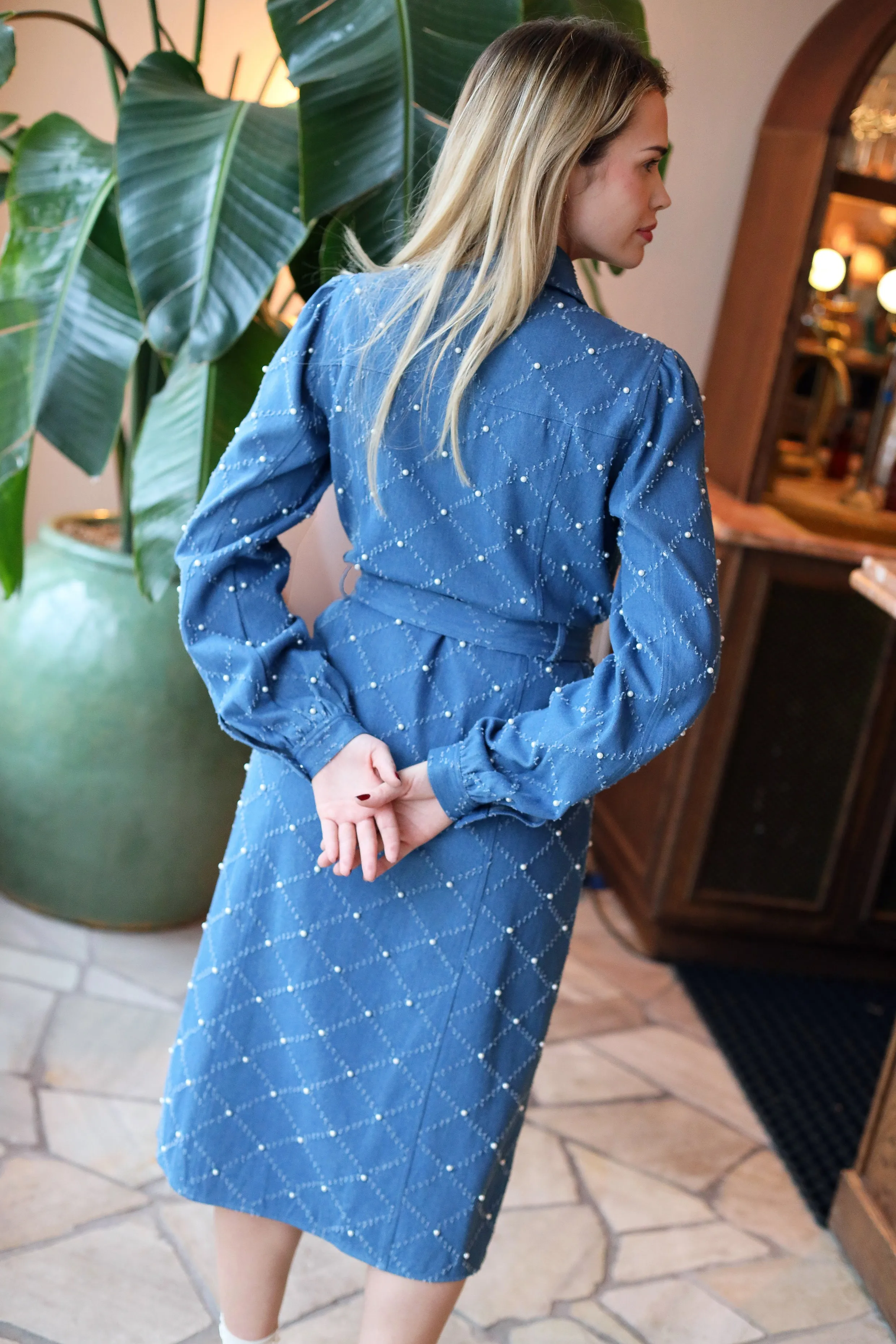 Selenacras Dress - Light Blue