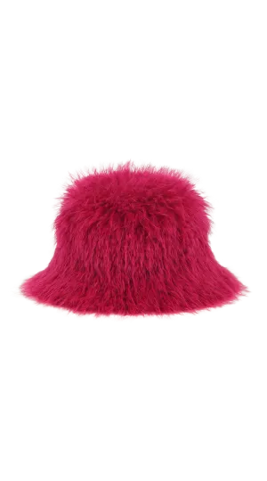 SHAGGY BUCKET HOT PINK