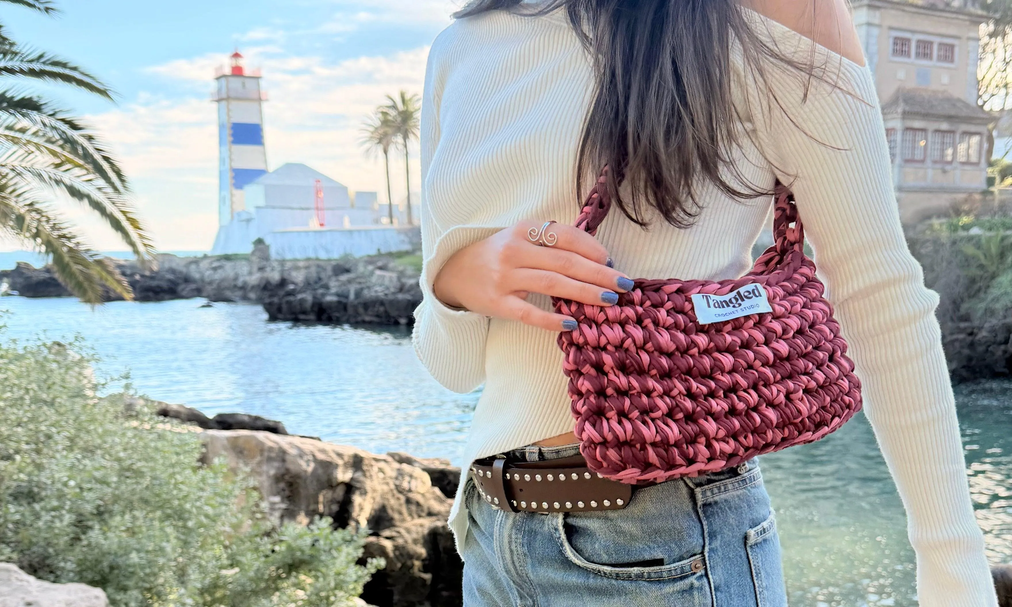 Shoulder Bag in Blush