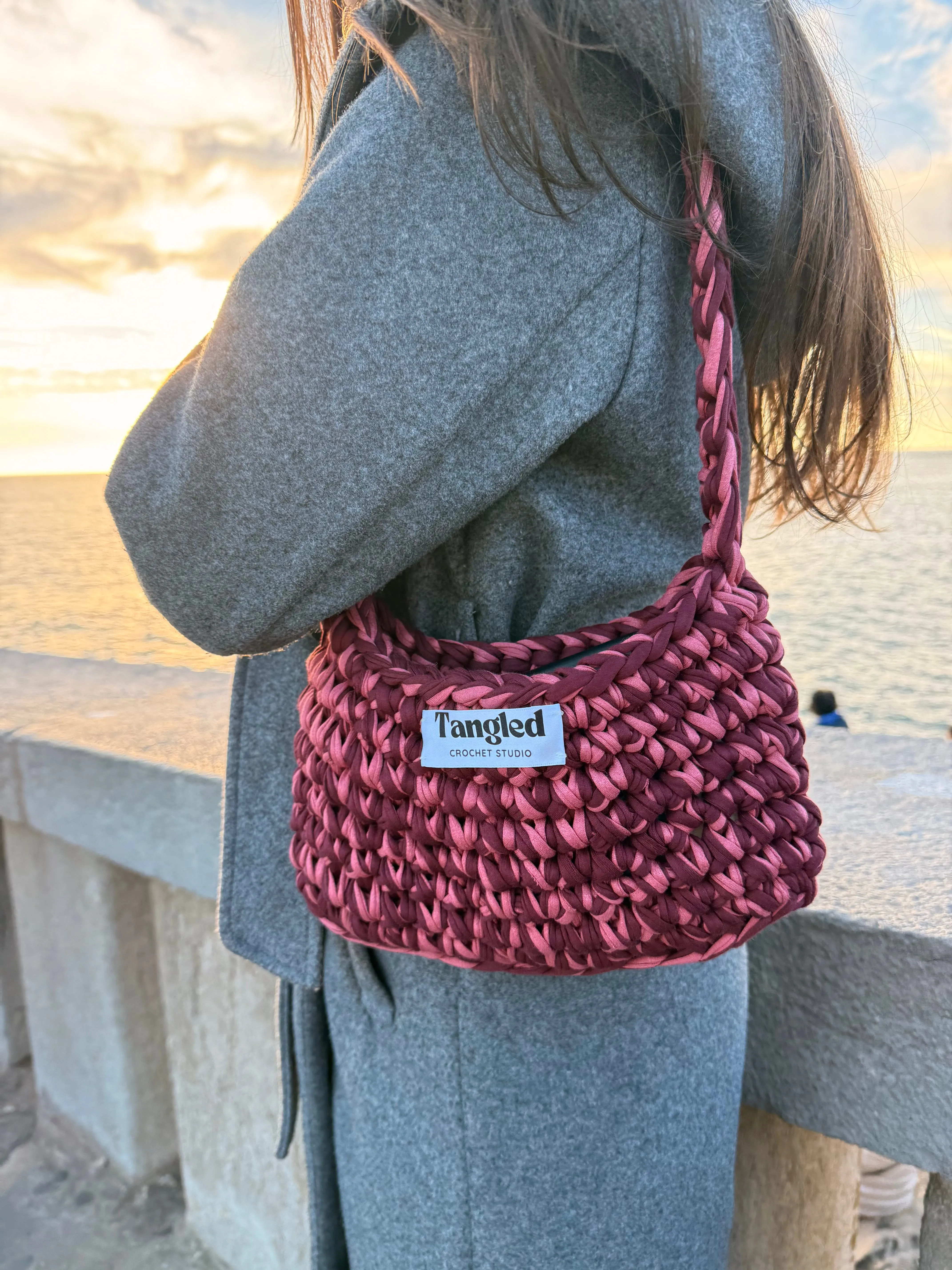 Shoulder Bag in Blush