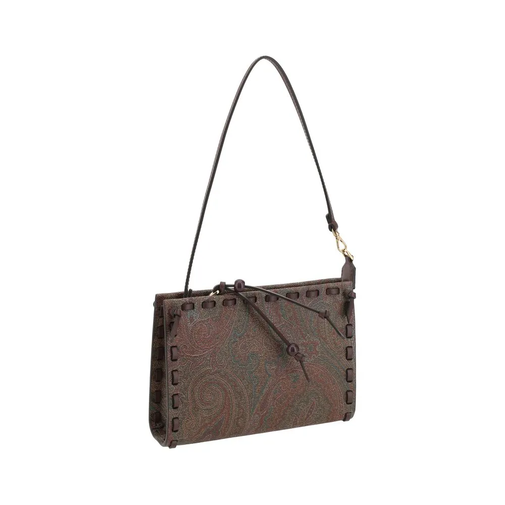 Shoulder bag with paisley pattern
