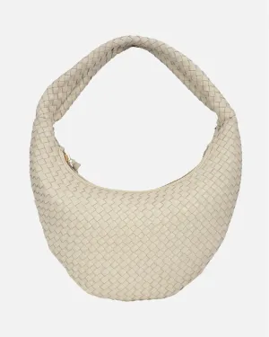 Silva | Woven Leather Hobo Bag