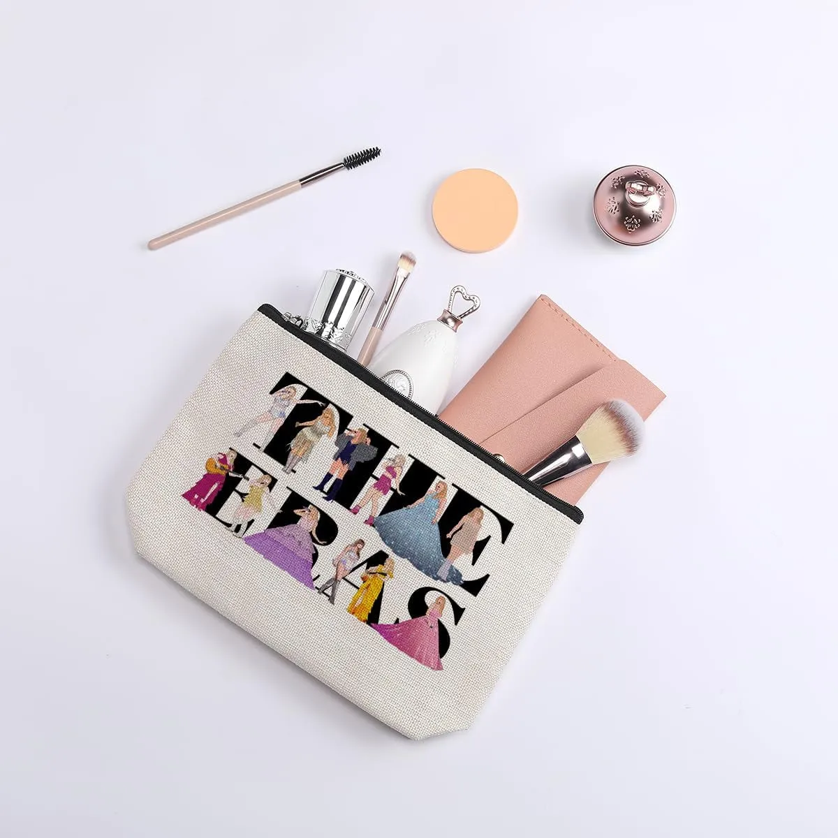 Singer Makeup Bag, Music Lovers Gifts for Women, Friendship Gifts for Women Friends Sister, TS Fans Makeup Bag, Birthday Christmas Gifts for Her