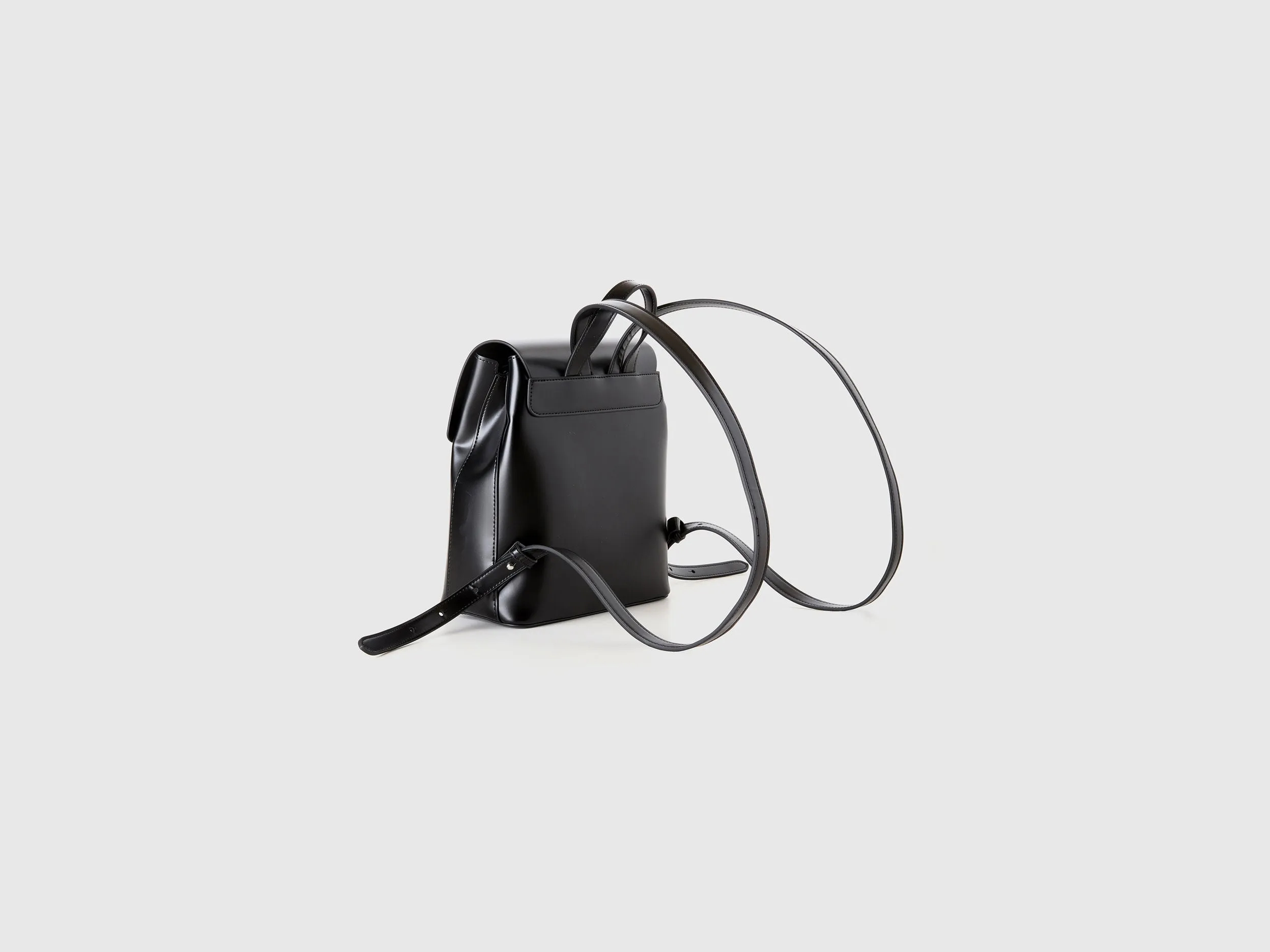 Solid Push Button Backpack