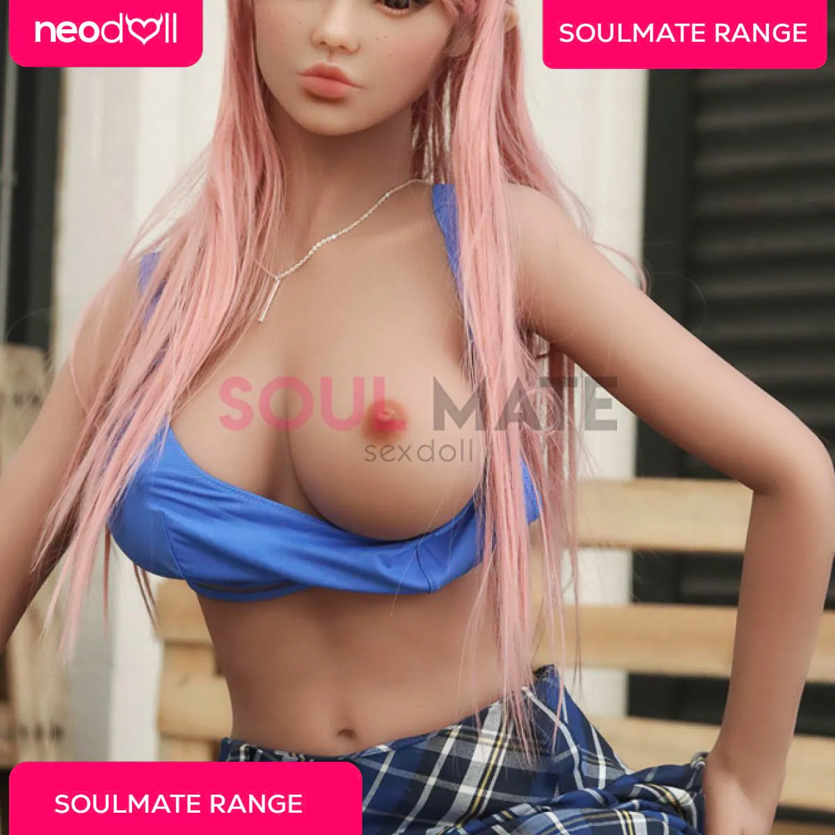 SoulMate - Diana Elf - Realistic Sex Doll - 148cm - Light Brown
