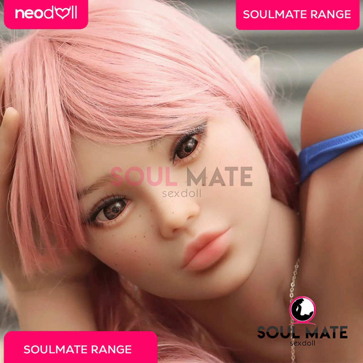 SoulMate - Diana Elf - Realistic Sex Doll - 148cm - Light Brown