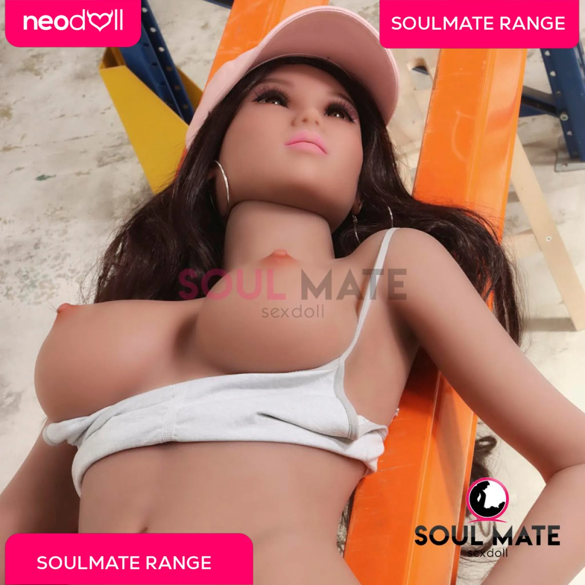 SoulMate - Lauren - Realistic Sex Doll - 148cm - Light Brown