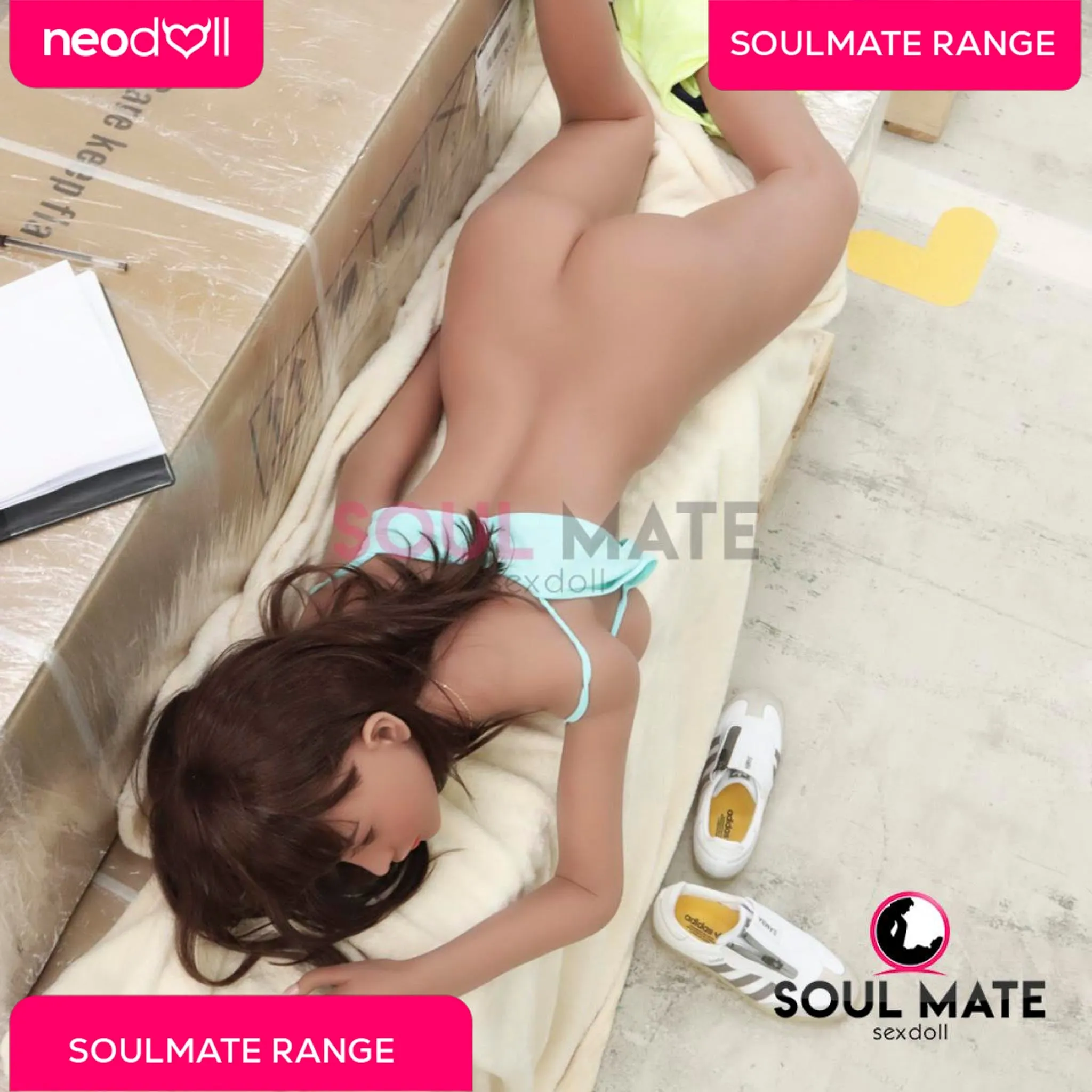 SoulMate - Lilly - Realistic Sex Doll - 148cm - Light Brown