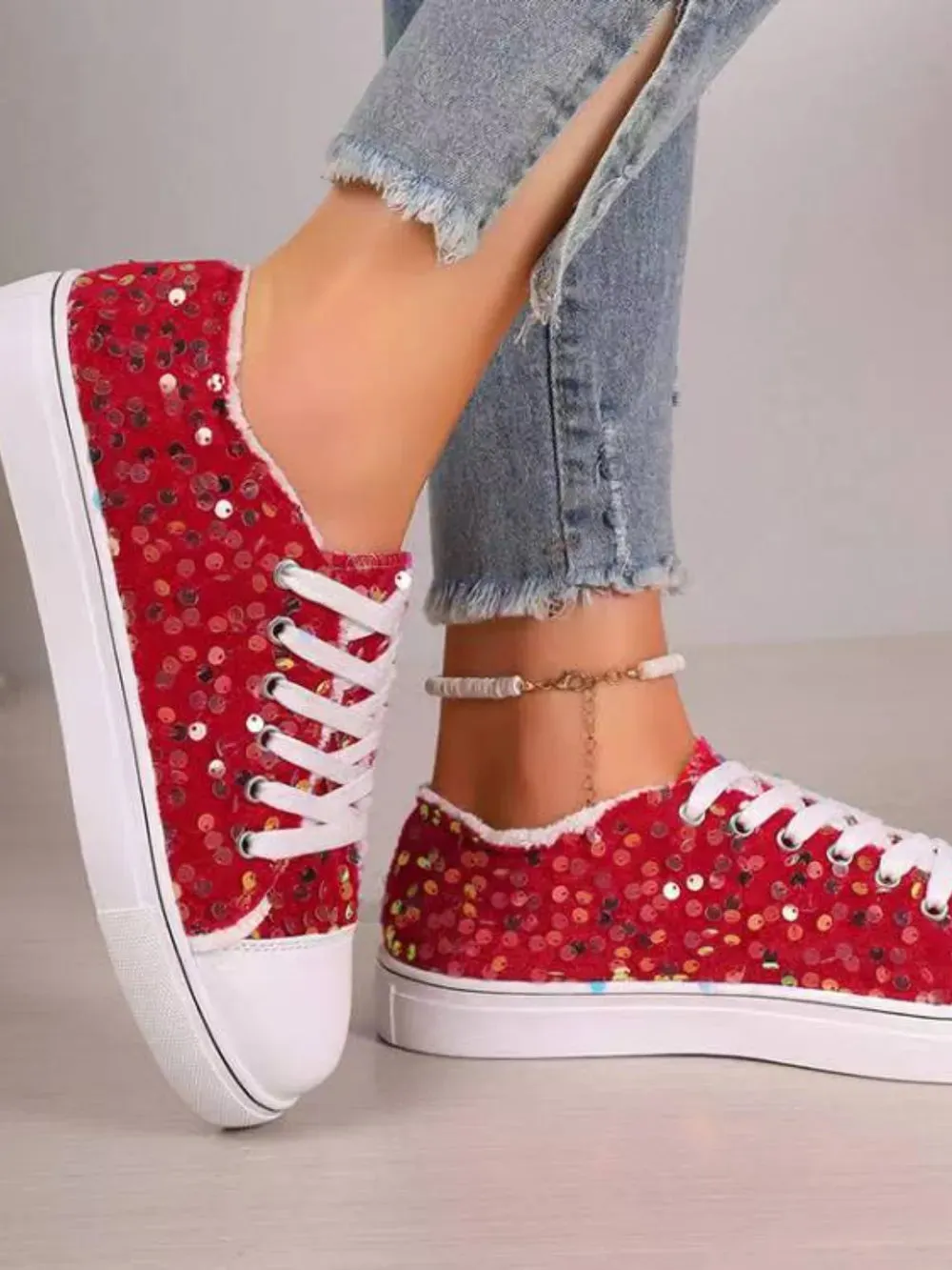 Starlit Stroll Sequin Sneakers