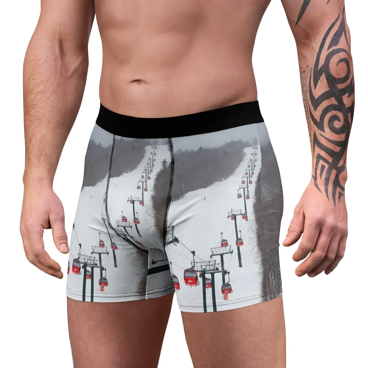 Stowe Mountain Gondola - Men's Boxer Briefs
