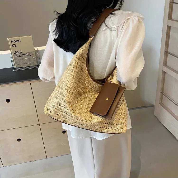 Straw Hobo Bag