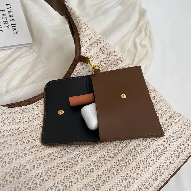 Straw Hobo Bag