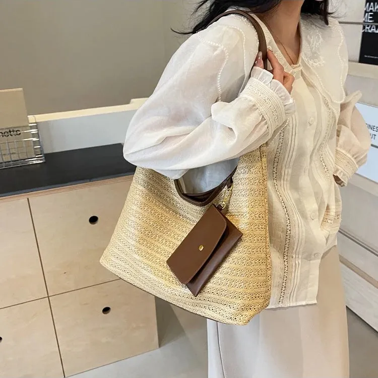 Straw Hobo Bag